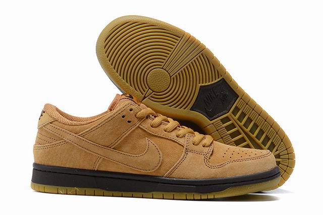 Cheap Nike Dunk Sb Men's Shoes Ocher-36